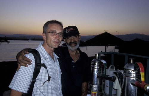 Teeverkufer und ich in Aqaba